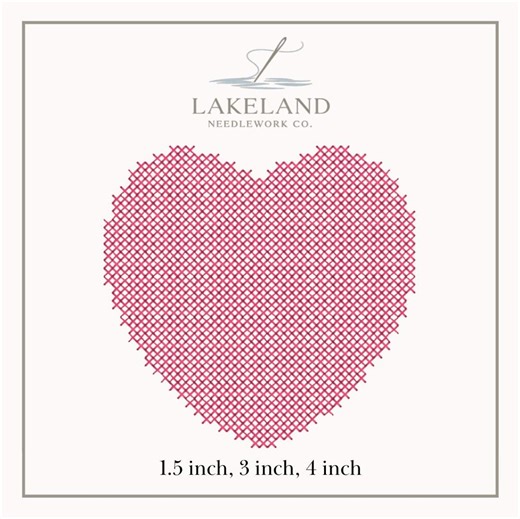 Heart Valentine Cross Stitch Machine Embroidery Design - Etsy