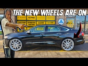 JUST PUT 24S ON MY NEW IMPALA THOTMOBILE 2.0