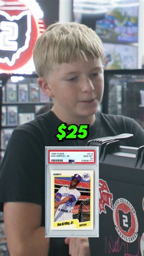 This 1990's Ken Griffey Jr. PSA 10 Is Only Worth $20?! 🤯 #reels #cardcollector2 #sportscards #cardshow #cardshop | CardCollector2