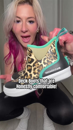 Discover the Comfort of Leopard Print Deck Boots