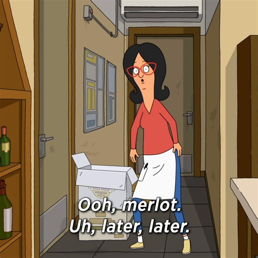 1.1M views · 10K reactions | it's a bird! it's a plane! It's... wine lady! catch me watching #bobsburgers on Hulu for #nationalwineday  | Animation Domination | Facebook