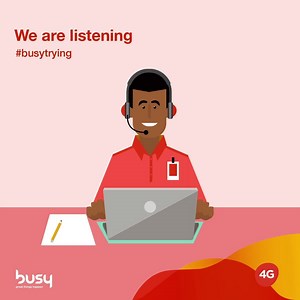 Busy Internet would like to reassure its loyal customers that we've heard their complaints and we're working around the clock to fix all pending issues. Please bear with us and thank you for continued patience. #busytrying #socialdistance #staystafegh #busy #greatthingshappen | Busy Ghana