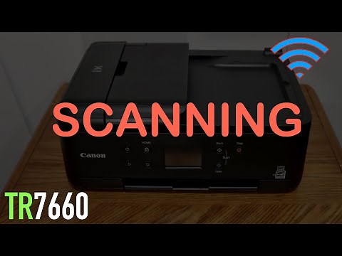 Canon Pixma TR7660 Scanning !!