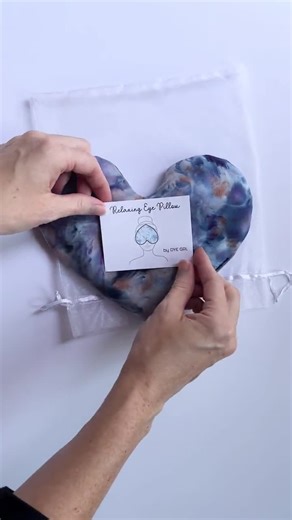 Weighted Heart Eye Pillow, Hand Dyed, Lavender, Mint, or Unscented, Hot Cold Pack, Organic Cotton Mask Aromatherapy, Soft Tie Dye - Etsy