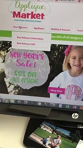 3K views · 57 reactions | Want a FREE Appliqué Market design? Here’s...