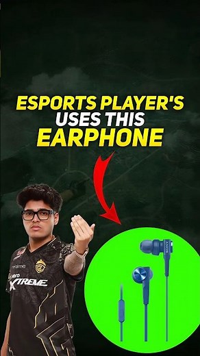 Earphones Used By eSports Players 🥶 Sony Mdr Xb55ap Best Gaming Earphones #earphone #bgmi