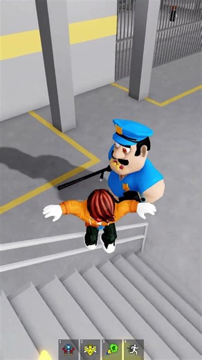 Royal escape BRUNO'S FAMILY PRISON RUN ESCAPE 😰#roblox #shorts