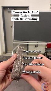 33K views · 125 reactions | What causes lack of fusion when MIG welding? Let us know in the comments below. #welddotcom #weldapp #mig #migwelding #welding #welder | Weld.com | Facebook