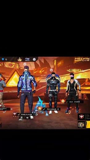 FF Lobby Attitude 🔥 | ShortsLobby Look On Fire 😈 | Free FirePro Lobby 😎 FF Shorts💀 Dangerous / Kill