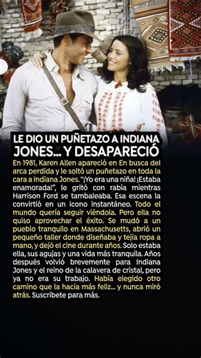 Le dio un puñetazo a Indiana Jones… y desapareció