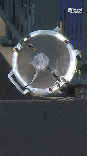 The Phillies had a delay of more than 10 minutes because of a parabolic microphone. | NBC Sports Philadelphia