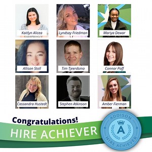 Congratulations to our HIRE Achiever Winners! | Addison Group