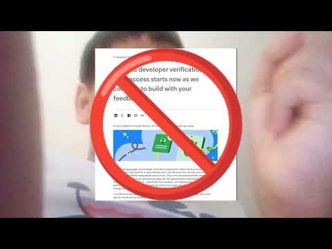 android developer verification 🚫