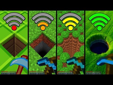 Digging straight down with different Wi-Fi be like