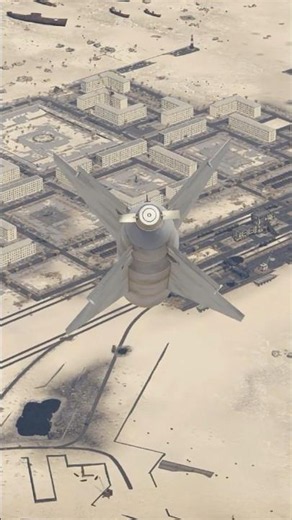 Insane GBU-15 smart bomb POV obliterates target.