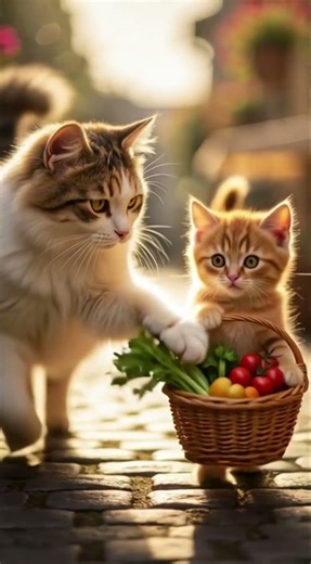 Cute Cat Tales #cat #ai #viral