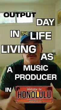 day in the life of a music producer in Honolulu