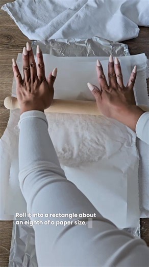 When life's rubbish, make a roly poly!I Jam Roly Poly | Serves 6 200g Self-Raising Flour 100g Suet 50g Caster Sugar 1 tsp Baking Powder 1 tsp Vanilla Extract Zest of a lemon A pinch of salt 100ml Milk 100g (or more) Strawberry Jam What to do: Mix together all the ingredients except the jam. The dough will be sticky, so dust plenty of flour on top of a layer of parchment paper and foil bigger than an A4 sized-paper (check video). Place the dough in the middle and dust with more flour. Place anoth