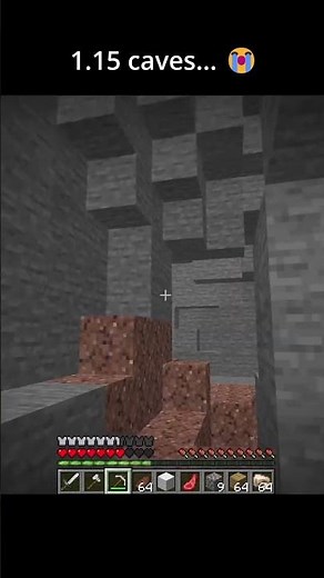 ‪@minecraft‬ Much Difference in Caves ...😭 #nobatidao