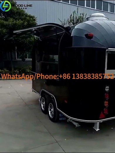 This Food Trailer allows you to sell 500 meals a day! A mobile kitchen tool for small entrepreneurs