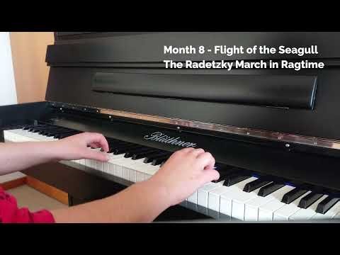 One year composing ragtime for piano (no prior experience)