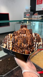Brownie Bliss, but make it dessert waffle. 🍫 Warm waffle, fudgy brownies, creamy soft serve, pure melted chocolate, AND chocolate and caramel drizzles. This one is for the real chocoholics. Be honest… could you finish this yourself? 🤤 #chocoholic #chocoholics #tampadesserts #chocolatelover #chocolatelovers | Hampton Chocolate Factory