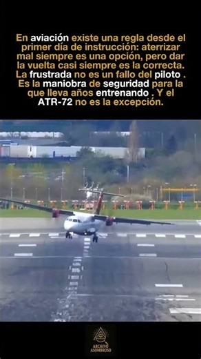 ATR-72 en viento cruzado: la frustrada no es un fallo, es el protocolo
