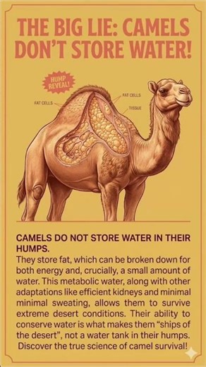 🔥 “The camel myth everyone believes 🤯”