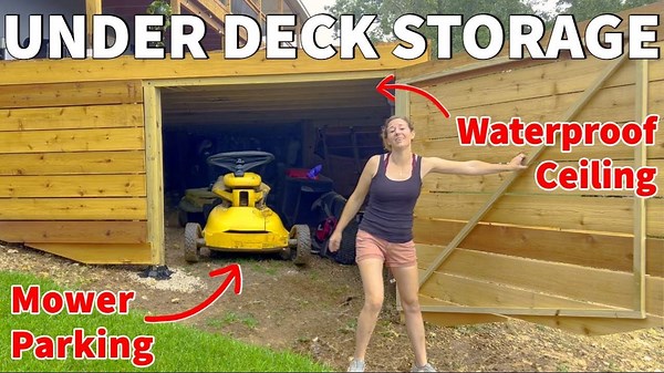 Create Secure Storage Under A Deck: DIY Solution