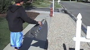 Flying the Delta Slow Flyer in the Front Yard