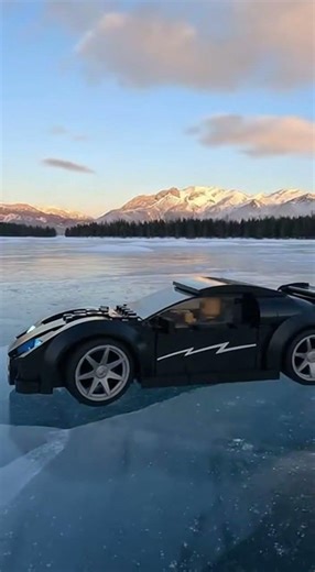 Epic Lego RC Drift: Batmobile on a Frozen Lake! 🥶🏎️