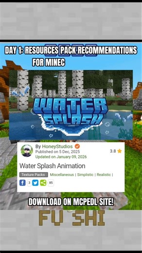 Lightweight Minecraft resources pack you must have 🫣 Pt.1 #minecraft #resourcepacks #gorillatag