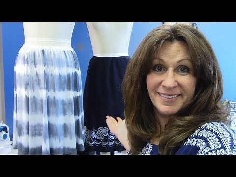 Easy way to shorten skirts