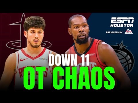 Rockets SURVIVE vs Magic! Reed Sheppard & Durant Clutch in OT Thriller