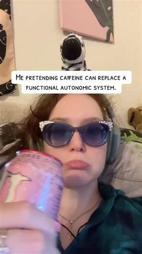 Pretending caffeine can replace my autonomic nervous system #dysautonomia #chronicillness #shorts