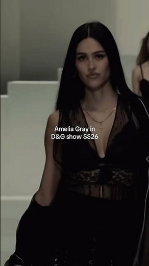 Amelia the best model 2025 #fashion #supermodel #runway #catwalk #model #fashionweek #dolcegabbana
