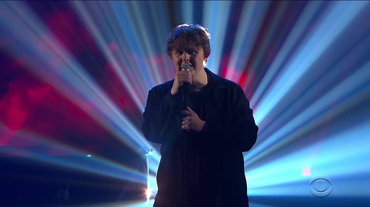 104K views · 748 reactions | Lewis Capaldi makes his television debut with a song from his debut album “Divinely Uninspired to a Hellish Extent.” | The Late Show with Stephen Colbert | Facebook