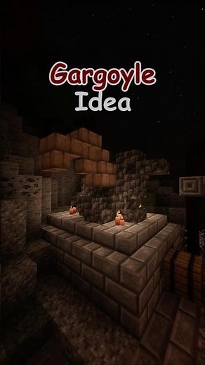 How to build a EASY Gargoyle in Minecraft Tutorial! #minecraft