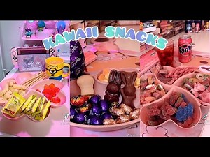 Kawaii foods, snacks, drinks unboxing tik tok compilation | kawaii snacks tiktok compilation