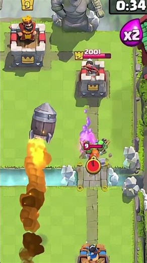 The Valk didn't even breathe 💀 #clashroyale #shorts