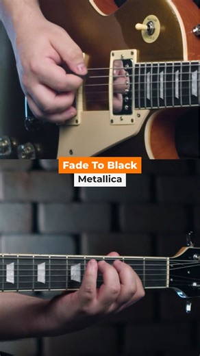Cifra Club on Instagram: "Impossível não se emocionar com esse clássico do Metallica! 🎸 Música: Fade To Black - Metallica - Tom: Bm Afinação: Padrão (E A D G B E) Guitarra: PHX Les Paul Dourada #guitarra #cifraclub #metallica"