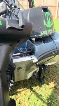 DIY trim switch at the engine. no more walking back to the front when loading up