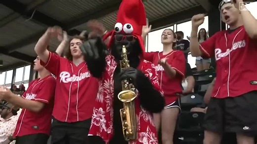 Sax Gorilla pumps up the crowd