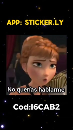Stickers de Frozen para la App Stickerly