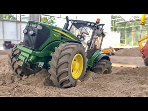 RC TRACTOR STUCK! RC FARMING! JOHN DEERE! DEUTZ! CASE QUADTRAC! KIROVETS!