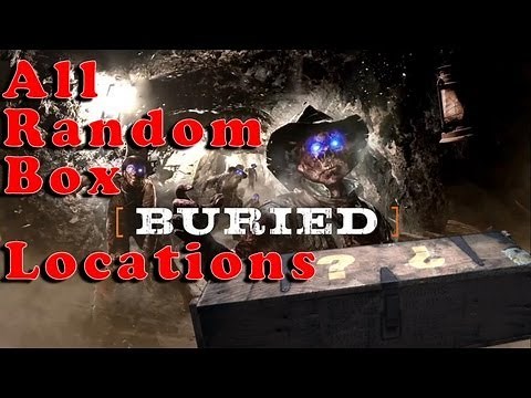 Black Ops 2 Buried - All The Mystery Box Locations