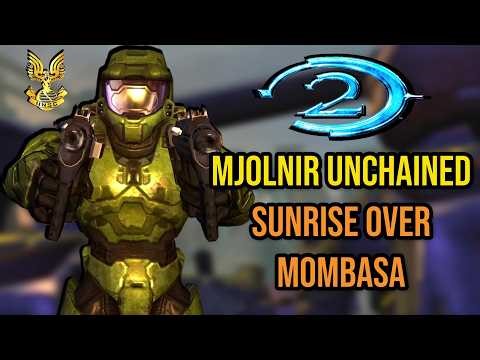 'Mjolnir Unchained' Is Absolute PEAK | Halo 2 MOD Showcase w/Commentary (Sunrise Over Mombasa)