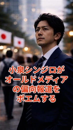 オールドメディアの偏向、それを決めるのは誰か #Shorts 小泉シンジロ 今日のポエム