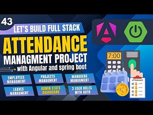 Create Attendance Dto, Service & Repo | Attendance Management Project | Spring Boot & Angular | #43