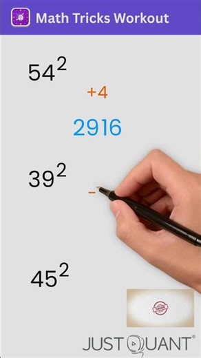 Math Tricks - Square Tricks - Mental Math Hacks - Quick Maths - Easy Math Tricks #mathtricks